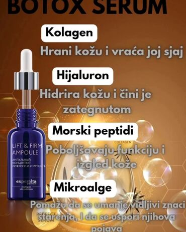 set četkica za šminkanje dm: Serum za lice "Lift & Firm Ampoule" iz Experalta Platinum
