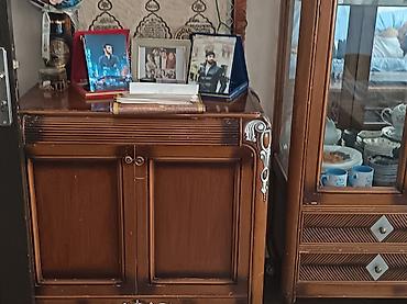 şpon: Klassik üslubda mebel dəsti - Divan: Taxta oyma detallar — 8