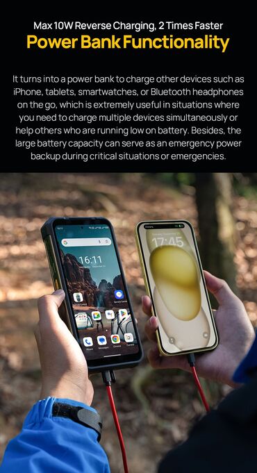 Другие мобильные телефоны: Смартфон с подсветкой INFINITE HALO и мощным звуком 🔥 Ulefone Armor 24 — 11