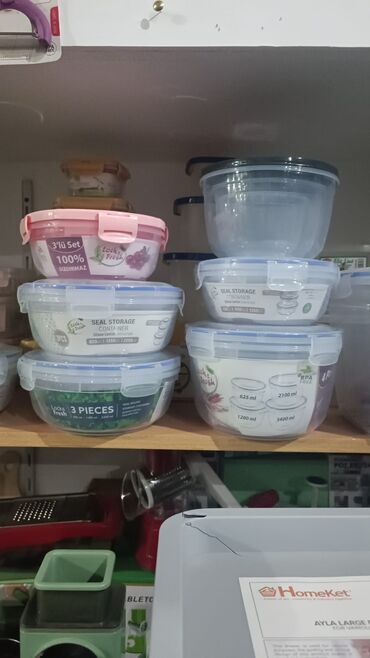 Yemək konteynerləri: Saxlama qabi saxlama qablari erzaq qablari xaladennik qablari smotr — 29