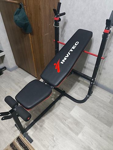 💪 Продам комплект для тренировок дома — скамья + гриф + 70 кг блинов