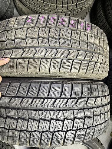 Шины 215 / 55 / R 17, Зима, Б/у, Пара, Легковые, Япония, Dunlop