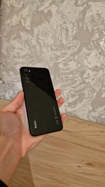 xiaomi redmi 9 qiymeti: Xiaomi Redmi Note 8, 64 GB, rəng - Qara, 
 Sensor, Barmaq izi, İki sim kartlı