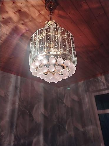 cilcıraq modelləri: Çılçıraq, 5 lampa, Xrustal — 1