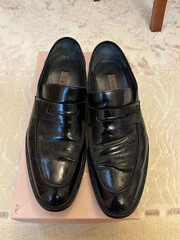 Ayaqqabılar: Məhsul: Kişi klassik loafer ayaqqabıları - Rəng: qara - Model: penny — 4