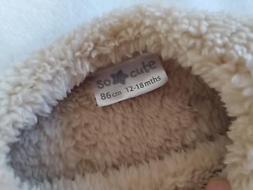 teddy bunde: Plišana dečja dukserica – So Cute - Veličina: 86 cm (12–18 meseci) — 3