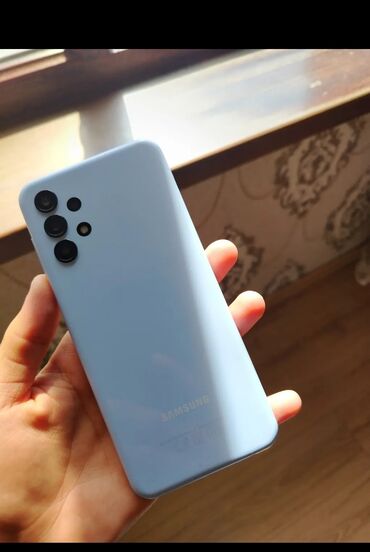 Samsung: Samsung Galaxy A13, 64 GB, rəng - Göy, Barmaq izi, İki sim kartlı, Face ID lalafo.az -da Samsung: Samsung Galaxy A13, 64 GB, rəng - Göy, Barmaq izi, İki sim kartlı, Face ID