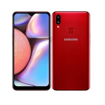 телефон nokia: Samsung A10s, Б/у, 32 ГБ, цвет - Красный, 2 SIM