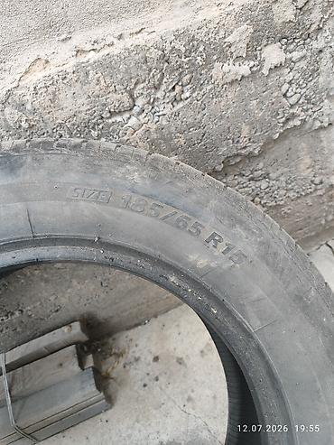 Транспорт: Летняя шина Bridgestone, размер 185/65 R15 4 штук 10.000сом — 1
