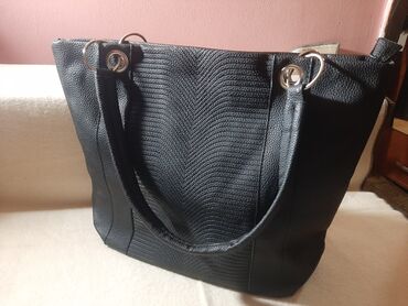 prsten sa oce nas: Shoulder bag, Material: Faux leather