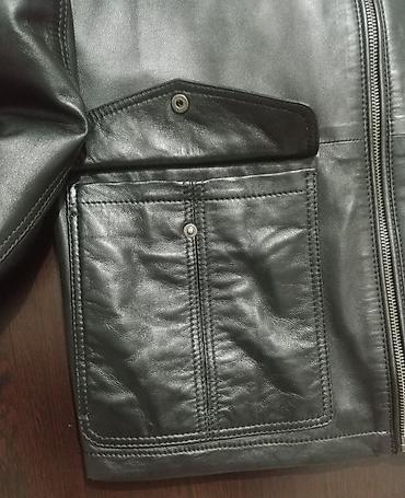 Kurtkalar: Derimod kişi dəridən gödəkçə – ölçü M - Rəng: qara - Material: həqiqi — 12