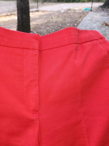 ZARA ženske pantalone – crvene - Model: slim/uzan kroj - Veličina