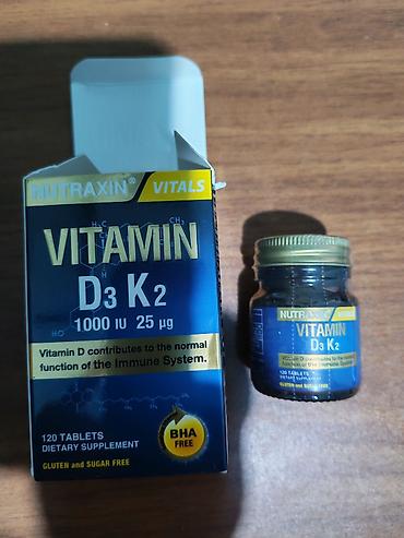 Vitaminlər və BAƏ: Витамин Д3К2 Д3-К2 Vitamin D3-k2 D3K2 Nutraxin Vitals Vitamin D3K2 – — 3