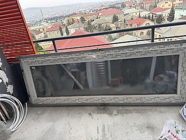 plastic qapi: Schüco PVC pəncərə çərçivəsi və şüşə paket nett qapının — 1