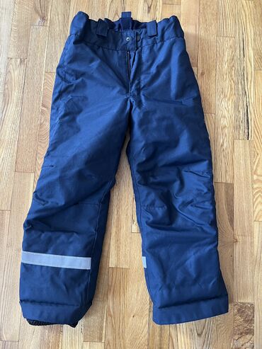 штаны лыжные: Джинсы и брюки, цвет - Синий, Б/у