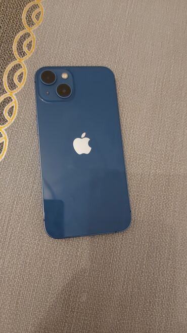 2 ci əl iphone: IPhone 13, 128 GB, Mavi, Simsiz şarj, Face ID