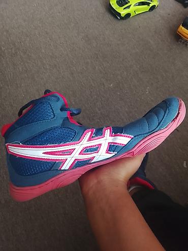Мырзалардын бут кийими: Эркектердин кроссовкасы, 41, Asics, Колдонулган, түсү - Көк, Өзү алып кетүү — 4