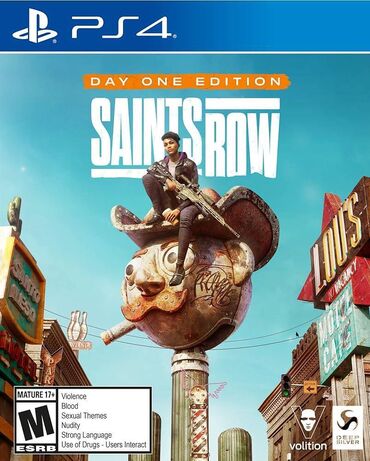 PS4 (Sony PlayStation 4): Оригинальный диск!!! Действие Saints Row происходит в Санто-Илесо