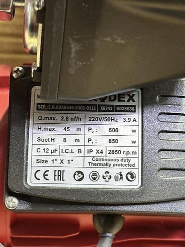 реле давления: Поверхностная насосная станция RODEX RDX8636 (с встроенным — 3