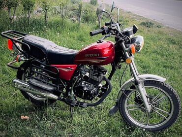 авто моцка: Классический мотоцикл Suzuki, 150 куб. см, Бензин, Взрослый, Новый