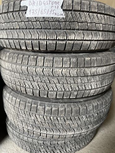 диска на тайота: Шины 175 / 65 / R 15, Зима, Б/у, Комплект, Легковые, Япония, Bridgestone