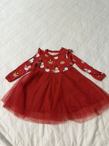 кроссовки волейбол: Детское платье, цвет - Красный