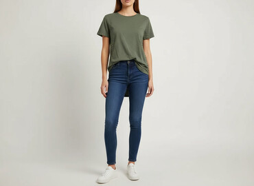 koszulka z kotem sinsay: FSBN, T-shirt damski, rozmiar M