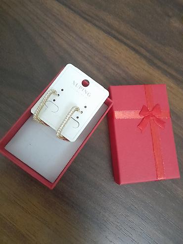 xuping bijuteriya: Tezedir:Xuping Jewelry sırğa - Model: düzbucaqlı formalı halqa - Rəng — 3