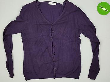 sweter fuksja: Kardigan damski, rozmiar XL — 2
