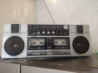 магнитафоны для авто: 2-х кассетный радио магнитофон Модель: SANYO (портативный стерео