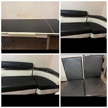 Metbex masasi 2 otracag divan hamisi birlikde 350 azn Unvan Kesle