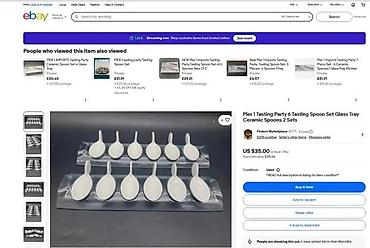 Ostala kuhinjska oprema: Set porcelanskih kašika za serviranje predjela – 6 komada - Dizajn za — 6