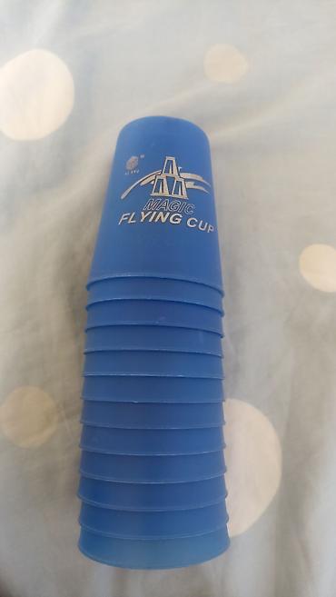 magi: Набор стаканов для спидстэкинга Magic Flying Cup (синие) базовые 12 — 1