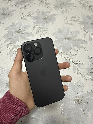 Apple iPhone: IPhone 14 Pro, Б/у, 128 ГБ, Black Titanium, Защитное стекло, Чехол, 86 % — 2