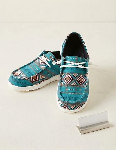 patike za kosarku devojcice: Lagana casual obuća sa šarenim etno printom - Model: slip-on — 1