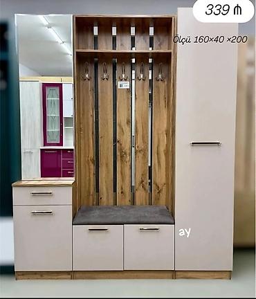 hamam skaf: Yeni, 3 qapılı, Güzgülü, Rəngli, Açılan, Düz dolab — 1