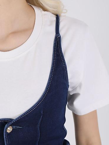 Другая женская одежда: Джинсовые сарафаны и юбки: Купи у меня по 500 сом продавай по 1000 сом — 21