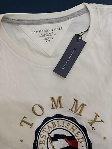 küpe: Futbolka, Tommy Hilfiger, L, rəng - Ağ — 3