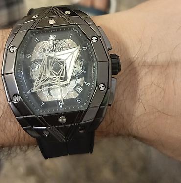 Hublot Big Bang (Vendome) qol saatı - Korpus: qara tonlu çoxbucaqlı