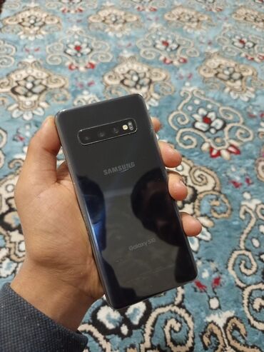 Samsung: Samsung Galaxy S10, Б/у, 128 ГБ, цвет - Черный, 1 SIM