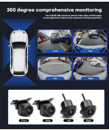 Digər avtoelektronika: SMARTOUR 3D 360 Kamera Sistemi – 4-cü nəsil 3.5D AI panoramik görüntü — 16