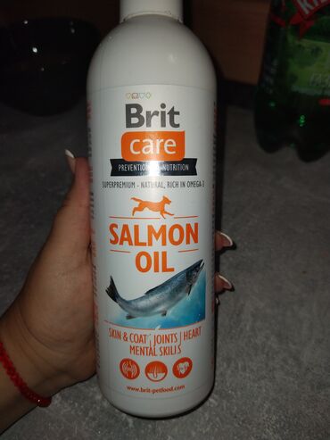 Oprema za kućne ljubimce: Brit Care Salmon Oil Dopunska hrana za pse - 100% ulje lososa Ulje