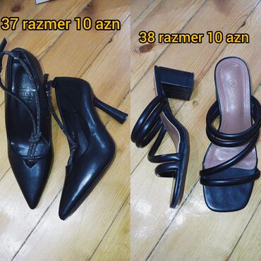 qara corek otu yagi: Tuflilər, Ölçü: 37, rəng - Qara, Yeni
