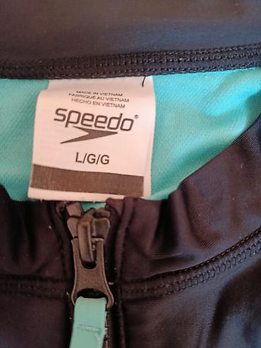 speed: Слитный купальник, На молнии, цвет - Черный, L — 2