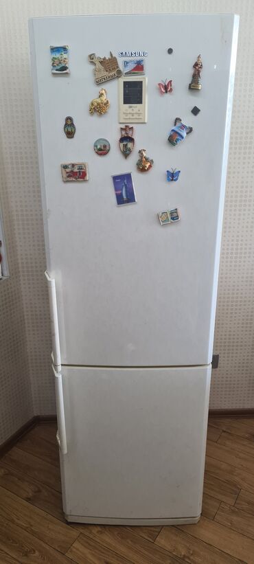 Техника для кухни: Б/у Двухкамерный Samsung Холодильник Продажа, цвет - Бежевый