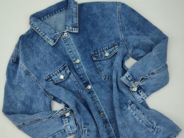 koszula z okiem: Denim, Kurtka jeansowa damska, rozmiar 5XL
