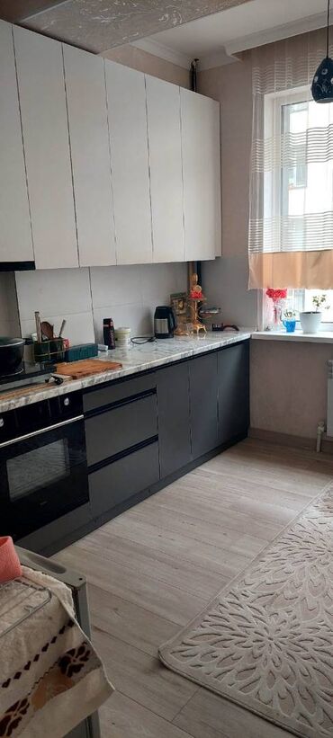 снять квартиру в заре: 2 бөлмө, 54 кв. м, Элитка, 4 кабат, Евроремонт