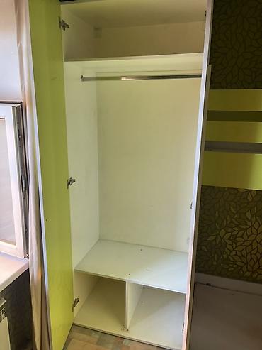 bunk bed: Детская гарнитура, Б/у, Для девочки, Для мальчика, ДСП, цвет - Зеленый, Самовывоз — 10