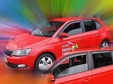 Ostali delovi karoserije: BOCNI VETROBRANI DEFLEKTORI USMERIVACI SKODA FABIA 3 III 14+ | NOVI — 2