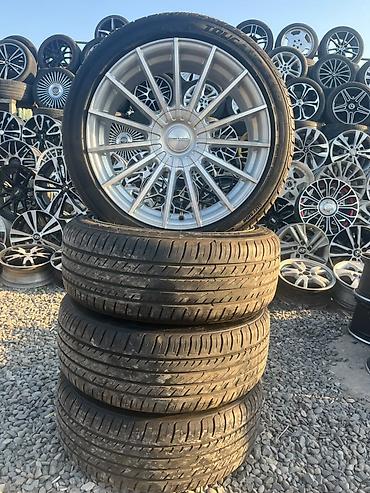 disk ve tekerler type 1: R-18 disk təkər ideal vəziyyətdə 5×114,3 təzə kimi barterdə var — 9